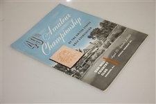 1949 US Amateur Championship at Oak Hill CC Program - Charles Coe Winner