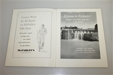 1949 US Amateur Championship at Oak Hill CC Program - Charles Coe Winner