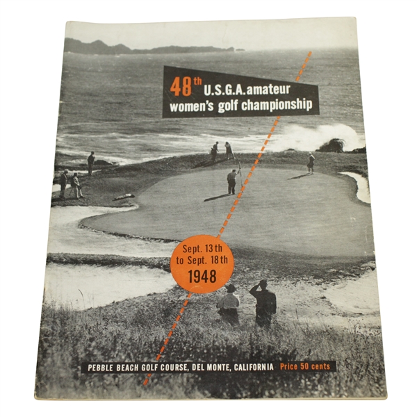 1948 Womens US Amateur at Del Monte G & CC Program - Grace Lenczyk Winner