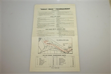 1945 PGA 'Daily Mail' Golf Tournament at St Andrews, Fife Competitor Ticket, Photos & Program