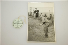 1945 PGA 'Daily Mail' Golf Tournament at St Andrews, Fife Competitor Ticket, Photos & Program