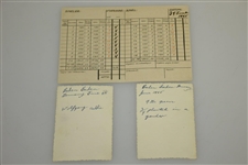 1945 Baden-Baden Golf Platz Course Map, Scorecard & Original Photos - WWII