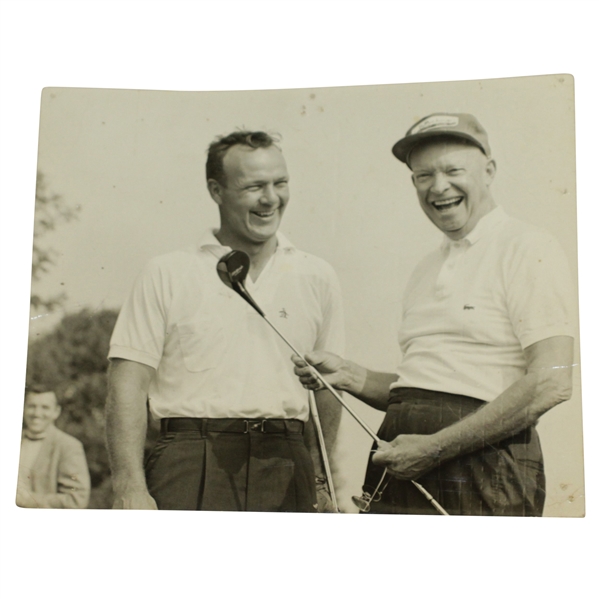Arnold Palmer & President Dwight D. Eisenhower Original Golf Photo