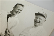Arnold Palmer & President Dwight D. Eisenhower Original Golf Photo