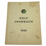 1935 Golf Jahrbuch German Golf Yearbook