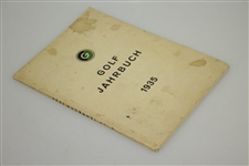 1935 Golf Jahrbuch German Golf Yearbook