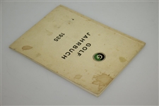 1935 Golf Jahrbuch German Golf Yearbook