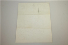 Paul Runyan Signed Augusta National Golf Club Letterhead Regarding Munday Dinner JSA ALOA