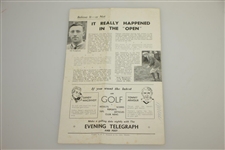 1960 'The Story of the Open' Dundee Evening Telegraph And Post Publication