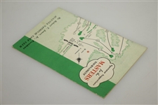 1954 Masters Tournament Spectator Guide - Sam Snead Win