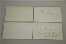 1946 Original Augusta National Golf Club Photos w/ Negatives - 10th, 13th, 18th & Clubhouse