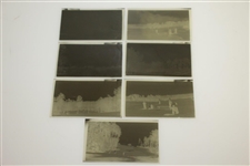 1946 Original Augusta National Golf Club Photos w/ Negatives - 10th, 13th, 18th & Clubhouse
