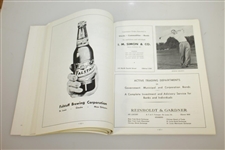 1947 US Open at St. Louis Country Club Program w/ Pairing Sheet - Lew Worsham Winner