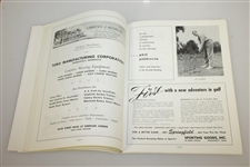 1947 US Open at St. Louis Country Club Program w/ Pairing Sheet - Lew Worsham Winner
