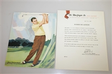 1960 MacGregor Staff Illustrations Set Incl. Demaret, Nelson & Armour - 20 Total