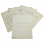 1946 Masters Press Correspondence & Information - Herman Keiser Win