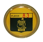 Mark Calcavecchias 1996 Masters Tournament Contestant Badge #83