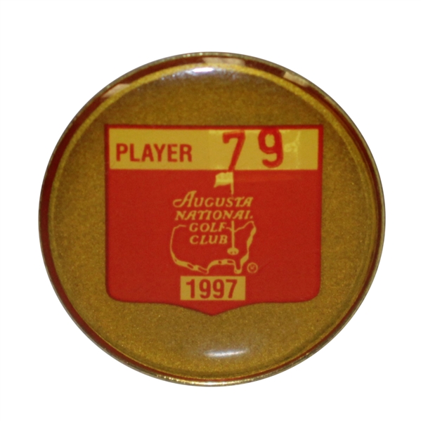 Mark Calcavecchias 1997 Masters Tournament Contestant Badge #79