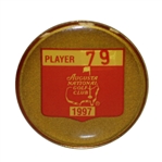 Mark Calcavecchias 1997 Masters Tournament Contestant Badge #79