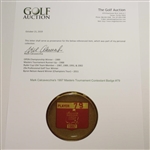 Mark Calcavecchia's 1997 Masters Tournament Contestant Badge #79