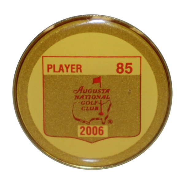 Mark Calcavecchias 2006 Masters Tournament Contestant Badge #85