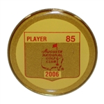Mark Calcavecchias 2006 Masters Tournament Contestant Badge #85