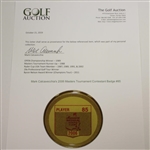 Mark Calcavecchia's 2006 Masters Tournament Contestant Badge #85