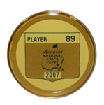 Mark Calcavecchias 2007 Masters Tournament Contestant Badge #89