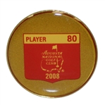 Mark Calcavecchias 2008 Masters Tournament Contestant Badge #80