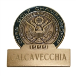 Mark Calcavecchias 1999 US Open at Pinehurst C.C. Contestant Badge