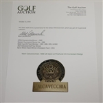 Mark Calcavecchia's 1999 US Open at Pinehurst C.C. Contestant Badge