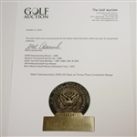 Mark Calcavecchia's 2008 US Open at Torrey Pines Contestant Badge