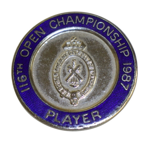 Mark Calcavecchia's 1987 OPEN Championship at Muirfield Contestant Badge