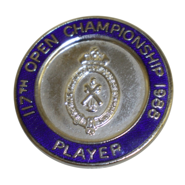 Mark Calcavecchias 1988 OPEN Championship at Royal Lytham Contestant Badge