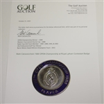 Mark Calcavecchia's 1988 OPEN Championship at Royal Lytham Contestant Badge