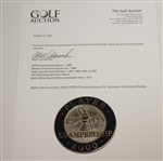 Mark Calcavecchia's 2000 OPEN Championship at St. Andrews Contestant Badge