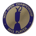 Mark Calcavecchias 2013 OPEN Championship at Muirfield Contestant Badge