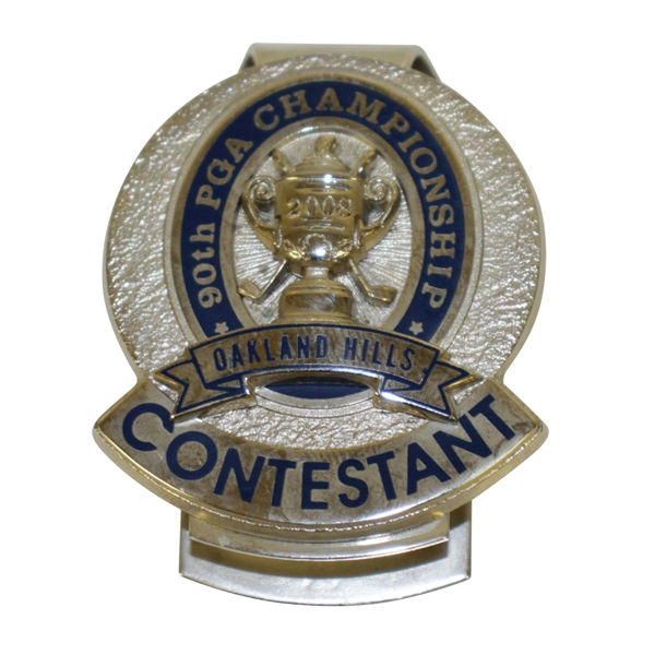 Mark Calcavecchias 2008 PGA Championship at Oakland Hills Contestant Money Clip