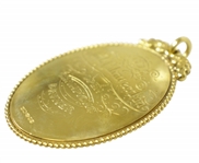 Gold OPEN Golf Champion Trophy Medal - 2015 OPEN Champion's Gift - Mark Calcavecchia Collection