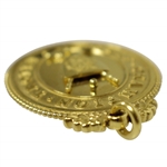 Gold OPEN Golf Champion Trophy Medal - 2015 OPEN Champion's Gift - Mark Calcavecchia Collection