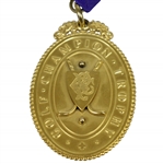 Gold 1872 OPEN Golf Champion Medal to Mark Calcavecchia - Past Champions Gift @ St. Andrews 2000