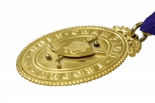 Gold 1872 OPEN Golf Champion Medal to Mark Calcavecchia - Past Champions Gift @ St. Andrews 2000