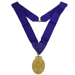 Gold 1872 OPEN Golf Champion Medal to Mark Calcavecchia - Past Champions Gift @ St. Andrews 2000