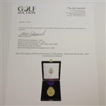 Gold 1872 OPEN Golf Champion Medal to Mark Calcavecchia - Past Champions Gift @ St. Andrews 2000