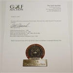 Mark Calcavecchia's 2010 US Senior Open at Sahalee Contestant Badge