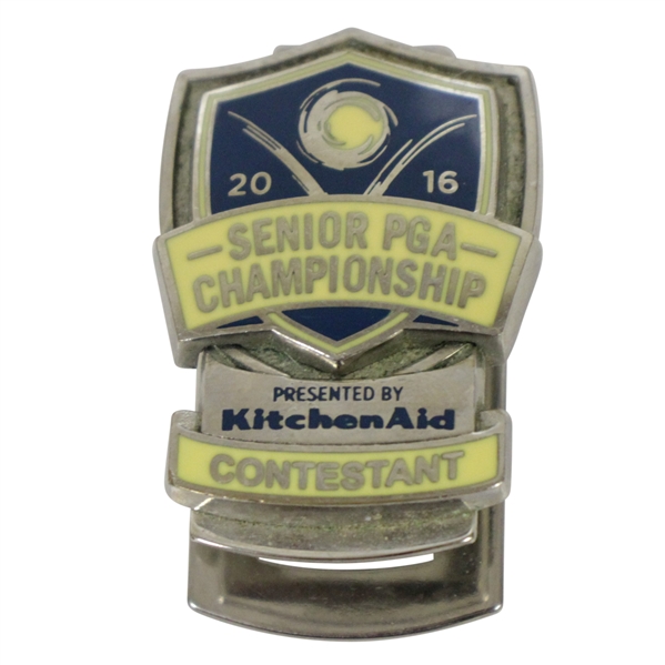 Mark Calcavecchias 2016 Senior PGA at Golf Club at Harbor Shores Contestant Money Clip