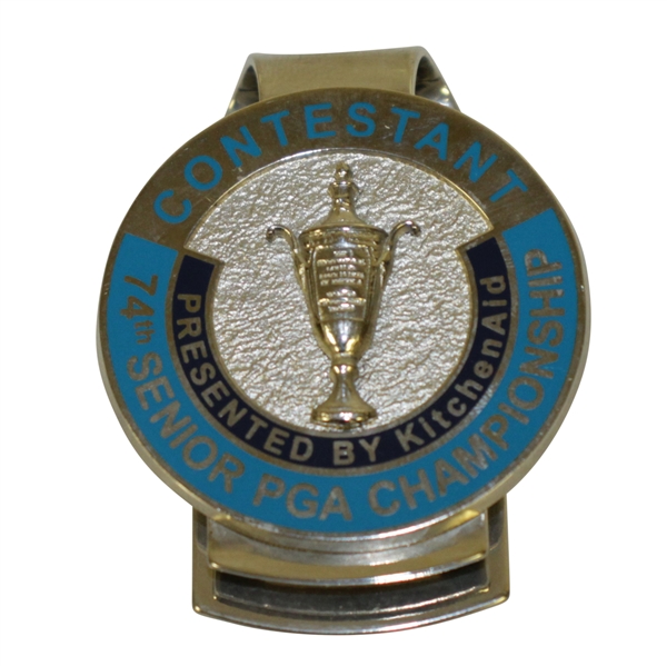 Mark Calcavecchias 2013 Senior PGA at Bellerive Country Club Contestant Money Clip