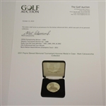 2001 Payne Stewart Memorial Tournament Honoree Medal in Case - Mark Calcavecchia Collection