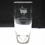 1997 Masters Awarded Eagle Hole #13 Crystal Highball Glass - Mark Calcavecchia Collection