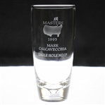 1995 Masters Awarded Eagle Hole #15 Crystal Highball Glass - Mark Calcavecchia Collection